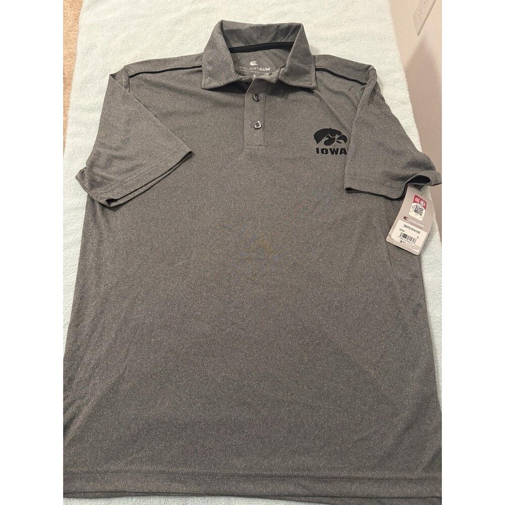 University Of Iowa Colosseum Athletics Men’s Small Polo Shirt College Sports Nwt